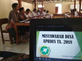 Forum Tertinggi Desa Plembutan Bahas RAPBDes 2018