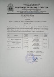 Ujian Calon Dukuh Papringan