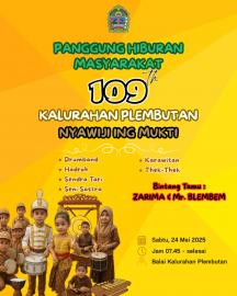 HUT Plembutan ke-109