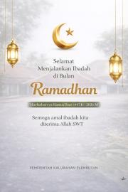 Marhaban ya Ramadhan 1447 H / 2026 M.