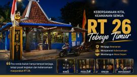 RT 26 Toboyo Timur Wakili Kapanewon Playen dalam Penilaian Lomba Satkamling